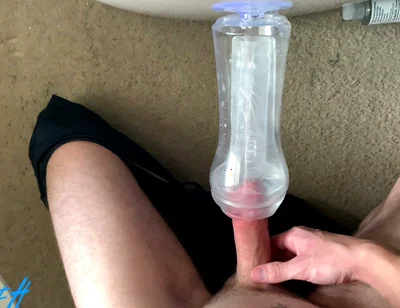 Fucking My See Though Pocket Pussy
