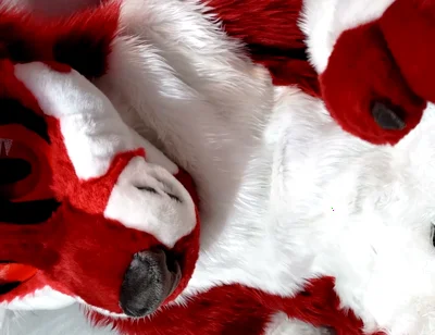 Furry in Full-body Fursuit Pisses on You, Then Cums Over Himself