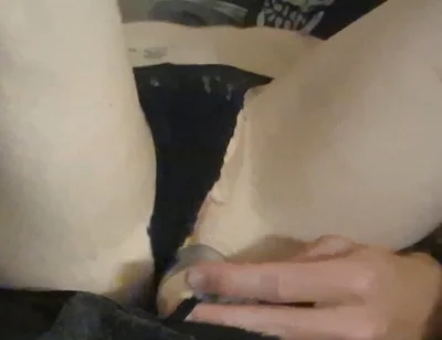 Pantieboy Toy Play in Black Lace Panties
