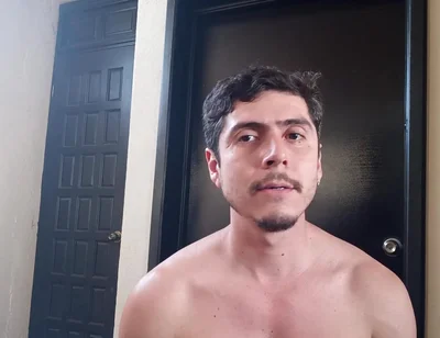 Naked Workout Handsome Guy