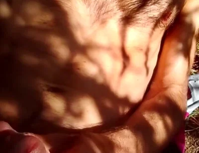 Bushy Uncut Hiker Edging in the Sun