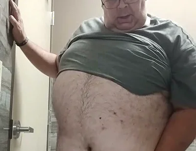 Jerking off in a Public Bathroom.