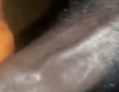 Man Masturbating His Big Black Cock