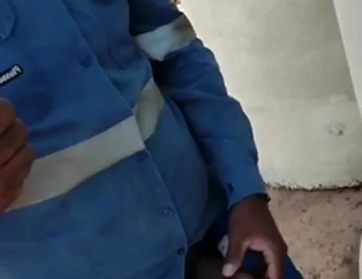 Before Heading Home, the Worker Gets a Quickie at the Construction Site.