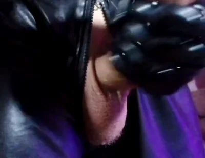 Latex Pup Teasing His Thick Bone Right in Your Face