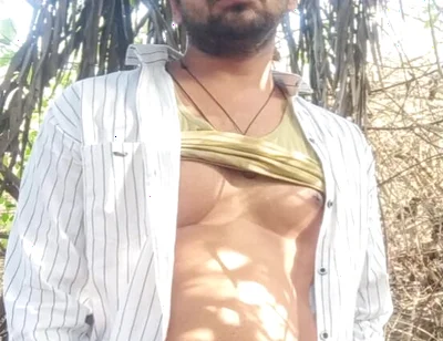 Whitish Cream Peeing in Forest Alone
