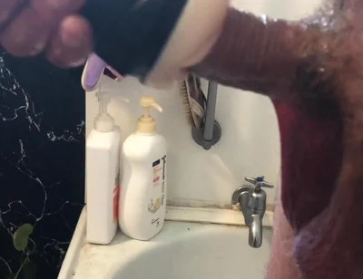 Big Cock Pissing and Fucking a Fleshlight