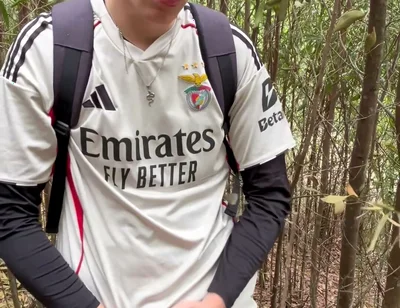 Bro Hides on the Trail to Jerk off