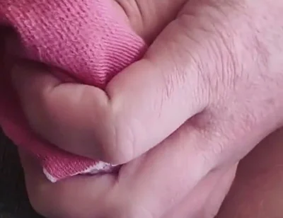 Masturbate with Hush 1 and Cum in Pink Socks