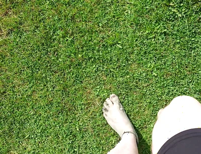 Beach Walk with Dirty Feet