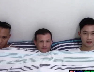 Andy And Jamie Team Up To Breed With Naughty Asian Jock Erik