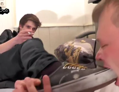 Germany master sneaker spitting party boys