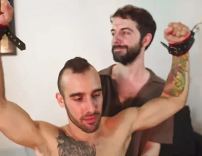 Psm Tickling - Matteo Breaks Ropes Tickling Cute Latin Hunk Leons Pits, Feet