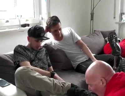 Germany master sneaker licking