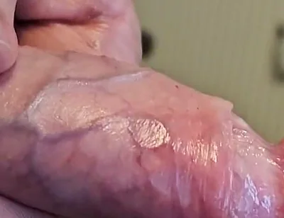 Uncut Curved Cock.