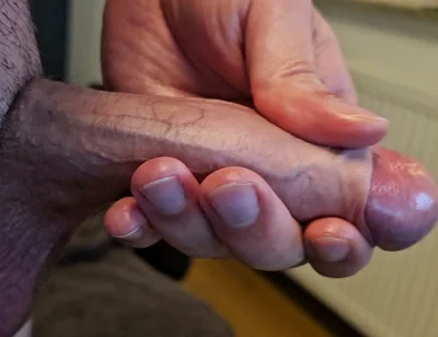 Uncut Curved Cock