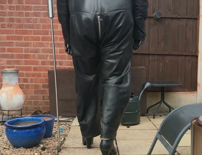 Leather Jumpsuit