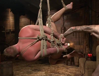 Farmboy Punished for Jerking off on the Job