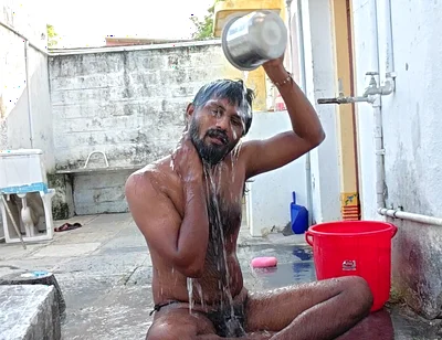 Xhard - Outside Bathing Video Kumbha Manoj Kumar