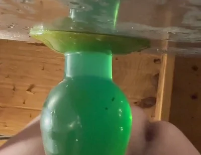 Huge Plug in His Ass