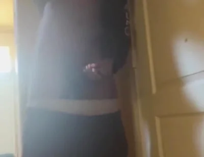 Doing the Windmill Stroking My Cock Cumming Hard