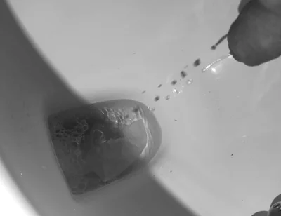 Super slow motion piss