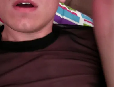 Cum Eating Boy Makes a Mess