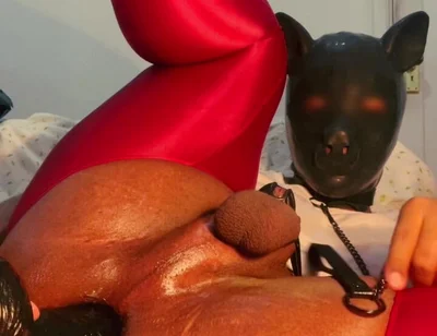 Please Insert a Very Thick Dick with a Leash Into My Ass and Whip Me a Lot While I Hold This Position.