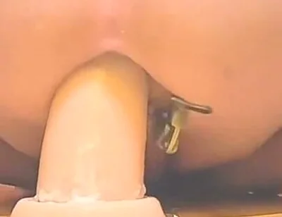 Femboy Analgasm and Prolapse After Dildo Fist Ride