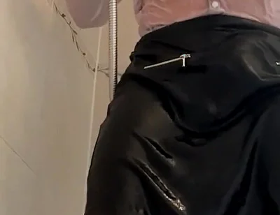 Prostate_play - Crossdresser Showering Clothed