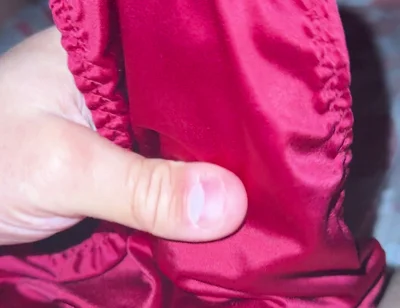 Creamy Satin Pantie Play