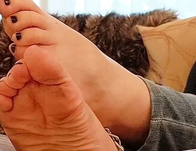 Filthy Feet on the Couch