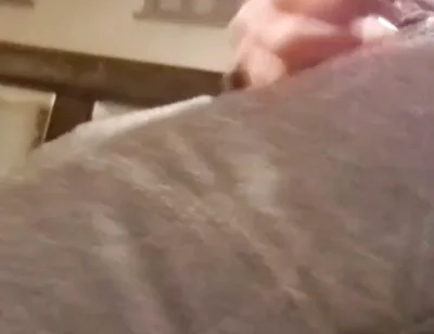 Flashing and Dripping Precum on a Public Bench