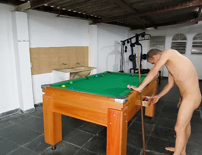 Guy Playing Naked