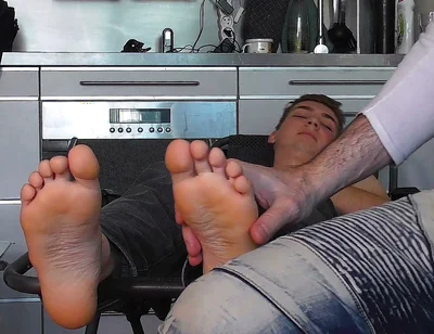 Cute Dominance: Timmy Demands Full Foot Worship and Tramples Ben