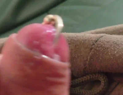 Playing with My Piercing and Cumming Hard