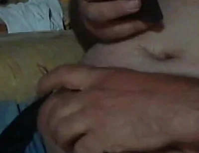 Hairy Horny Bear Cums at the End of the Broadcast