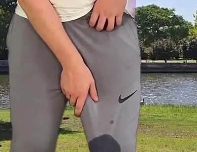Big Monster Cock in Grey Sweatpants Cumhot