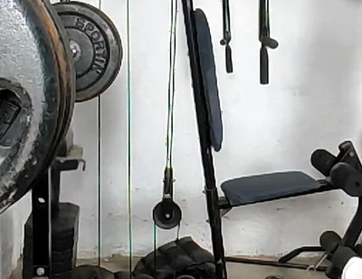 Dropped and Naked at the Gym in the Middle of Halloween