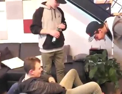 Tasty shoe licking german master