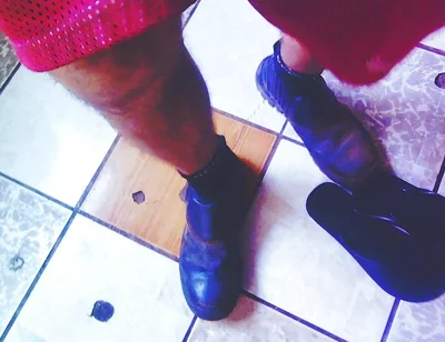 POV Wearing Boots