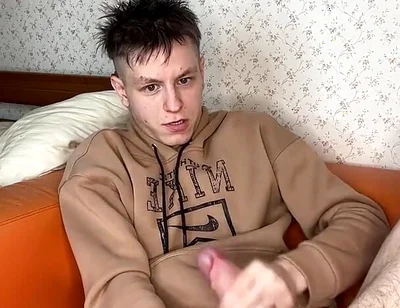 Petite Twink's Intense Jerk off Climax