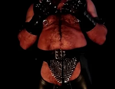Leather Chaps, Spikes and Pipe
