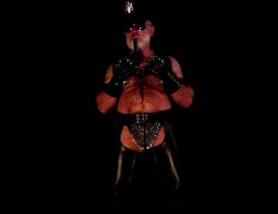 Leather Chaps, Spikes and Pipe
