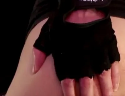 Ball weight, dildo fuck and fat plug in ass