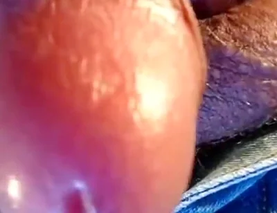 Latin Man Jerking off His BBC and Thick Uncut Cock Wearing Jeans