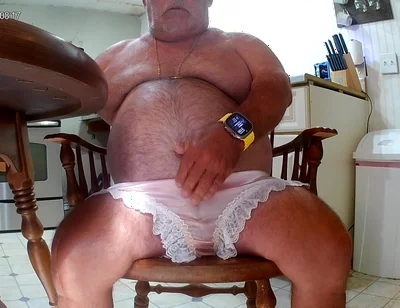 Wet Satin Satin Panties Cum Covered