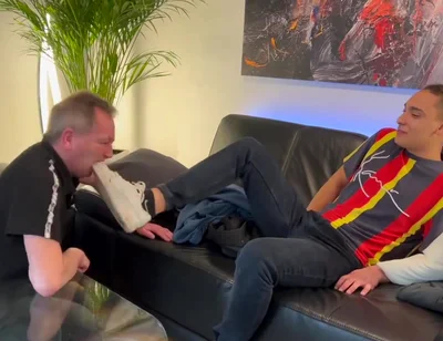 German Master marek sneaker licking