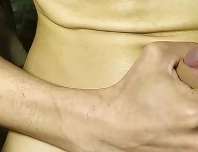 Young twink pours himself with cum