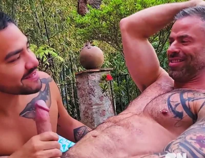 Stiff, Uncut Cock Slipping In And Out